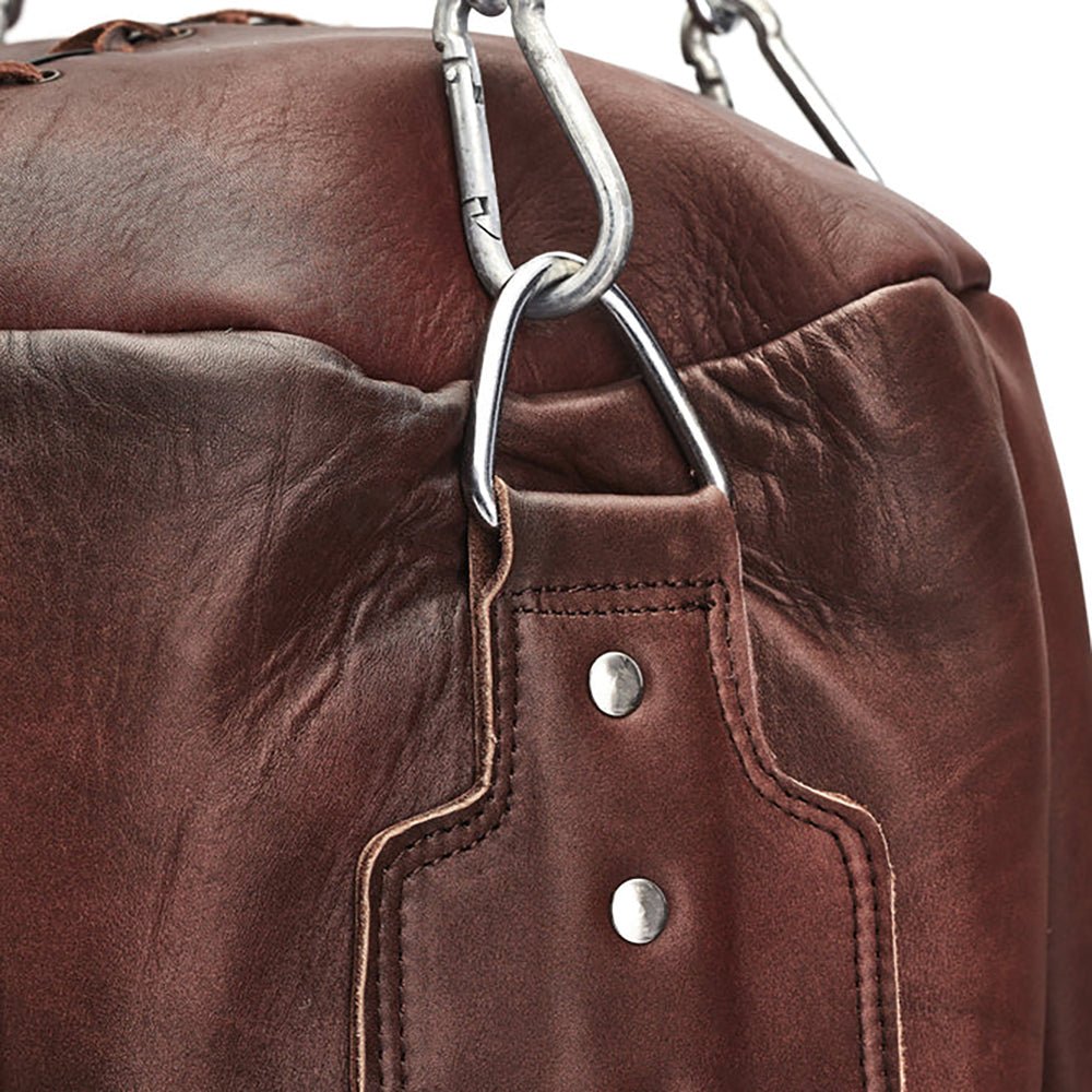 MVP Heritage Brown Leather Uppercut Bag - MODEST VINTAGE PLAYER LTD