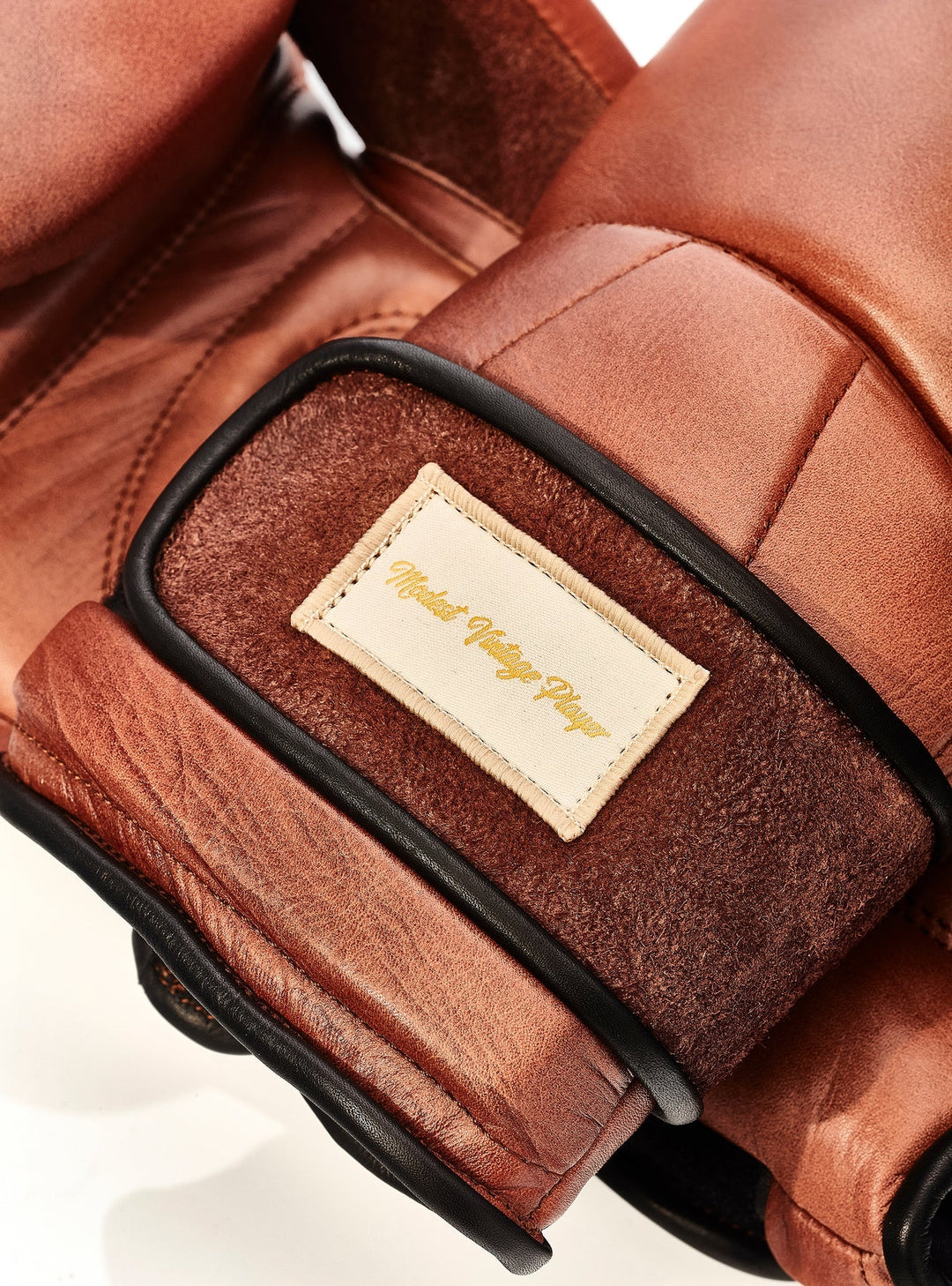 MVP x ELITE HERITAGE BROWN LEATHER BOXING GLOVES - MODEST VINTAGE PLAYER LTD