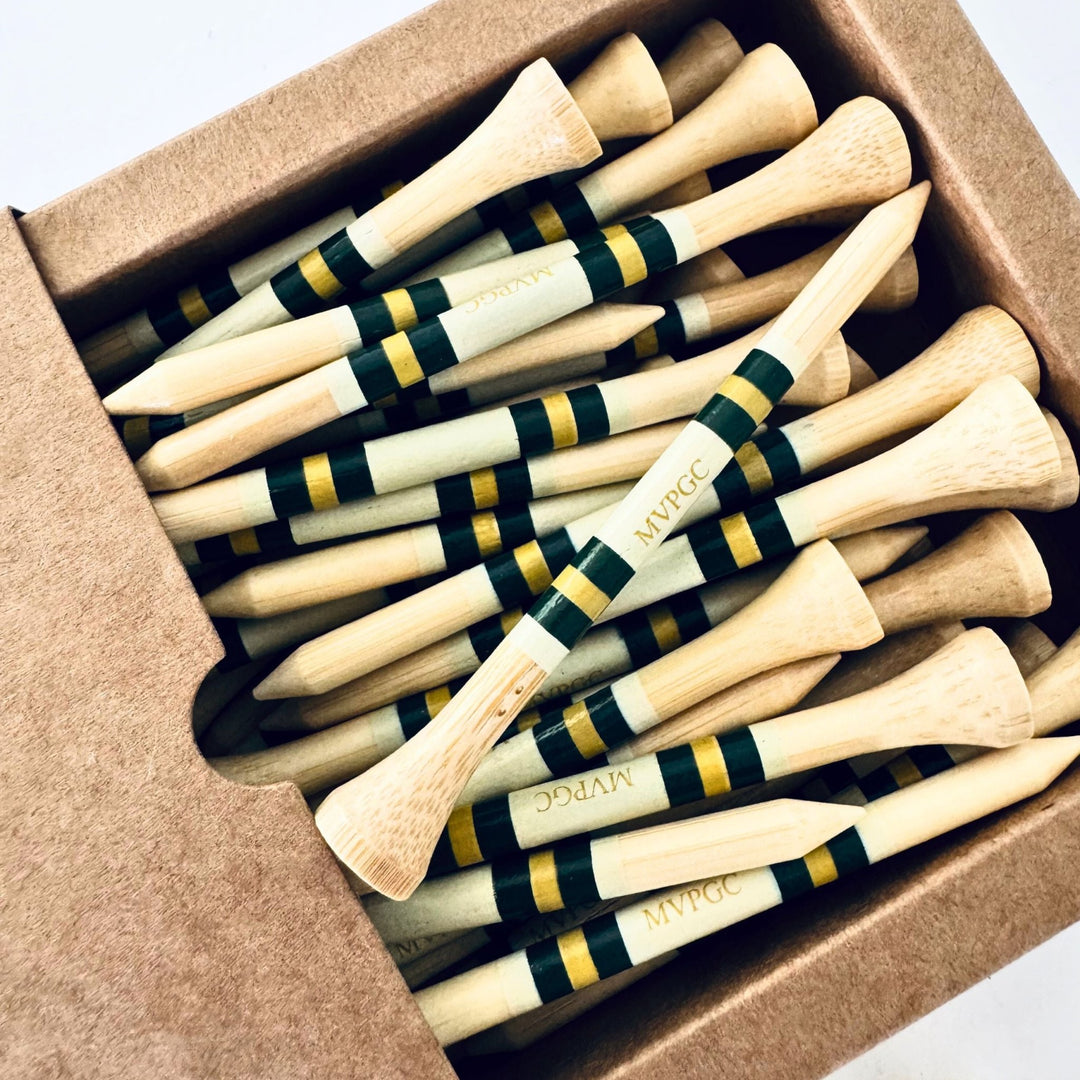 Bamboo Golf Tees (50pcs) - MODEST VINTAGE PLAYER LTD