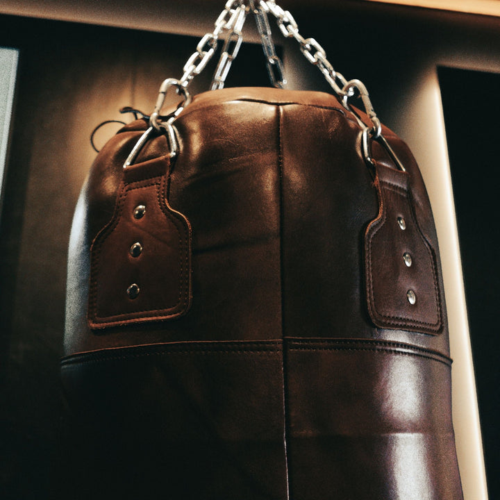 Heritage Brown Leather Uppercut Bag (un - filled) - MODEST VINTAGE PLAYER LTD
