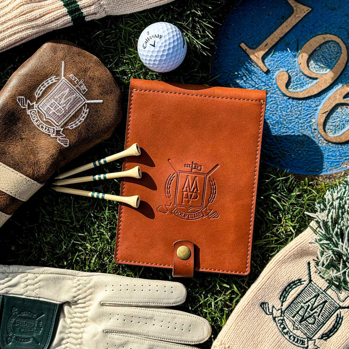 Heritage Leather Golf Scorecard Holder - MODEST VINTAGE PLAYER LTD