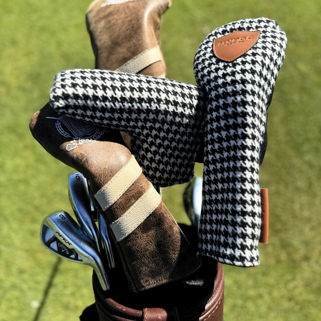 Houndstooth Golf Cover - Hybrid - MODEST VINTAGE PLAYER LTD