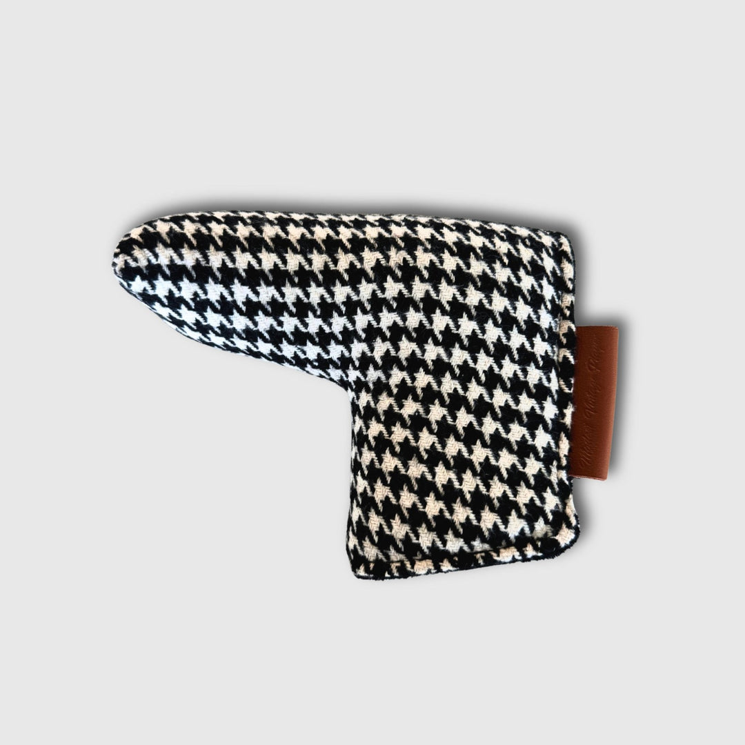 Houndstooth Golf Putter Cover (Blade) - MODEST VINTAGE PLAYER LTD