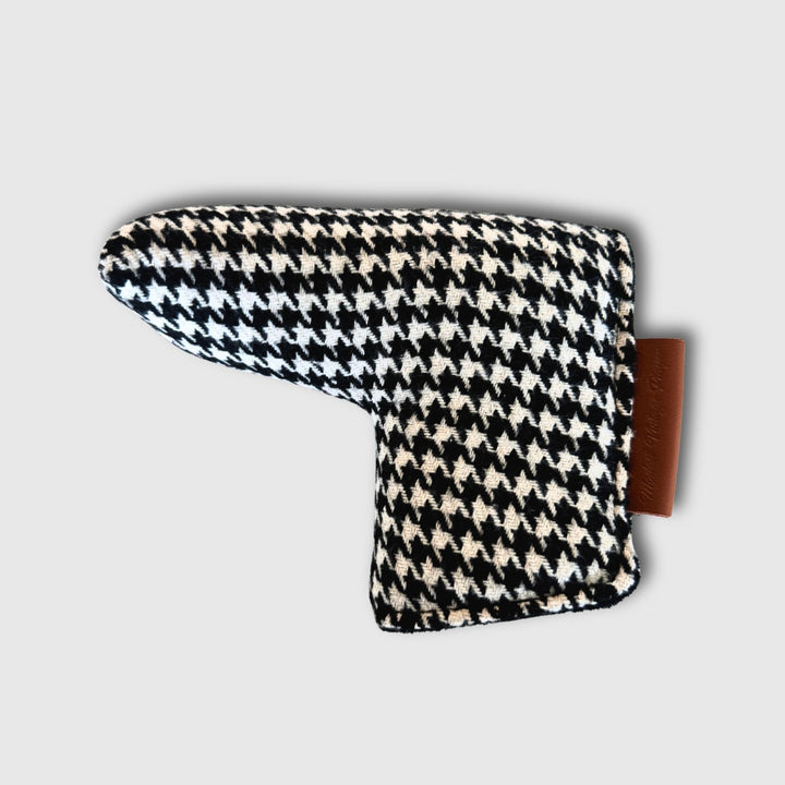 Houndstooth Golf Putter Cover (Blade) - MODEST VINTAGE PLAYER LTD