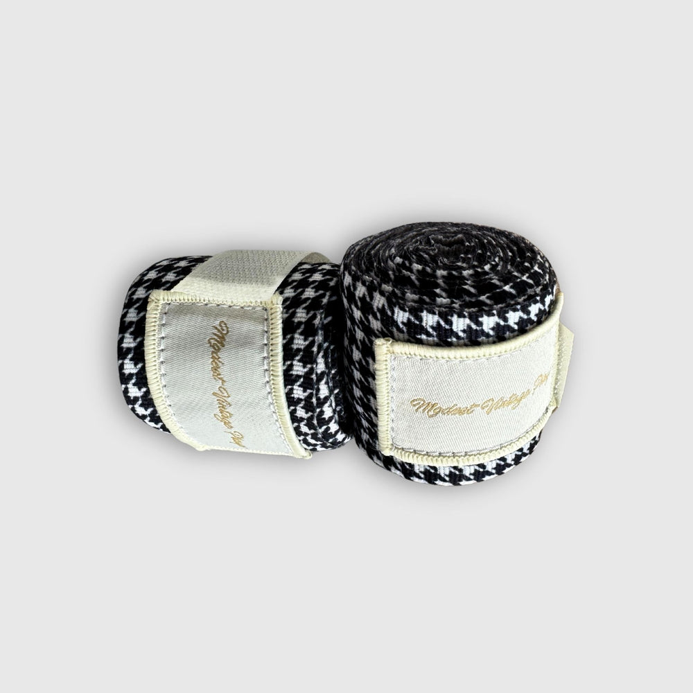 PRO Houndstooth Boxing Hand Wraps (2 Pack) - MODEST VINTAGE PLAYER LTD