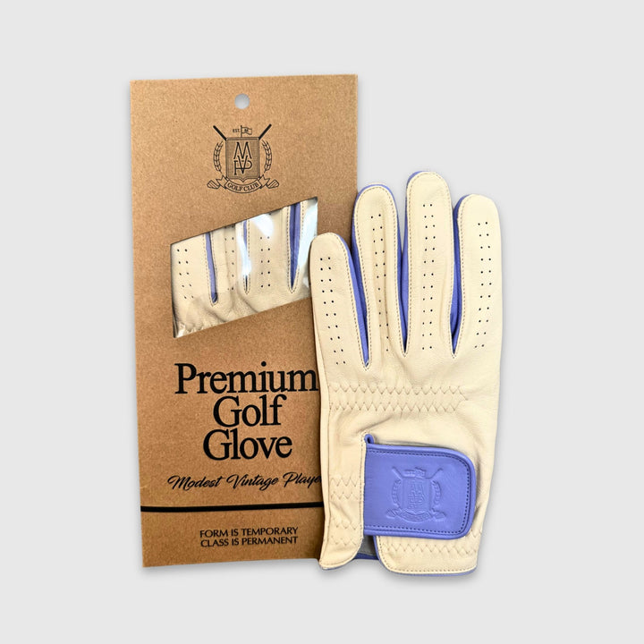 PRO Pastel Cabretta Leather Golf Gloves - Purple & Pink (2 Pack) - MODEST VINTAGE PLAYER LTD