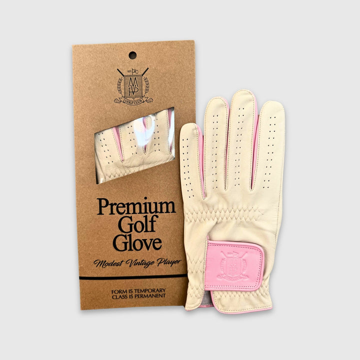 PRO Pastel Cabretta Leather Golf Gloves - Purple & Pink (2 Pack) - MODEST VINTAGE PLAYER LTD