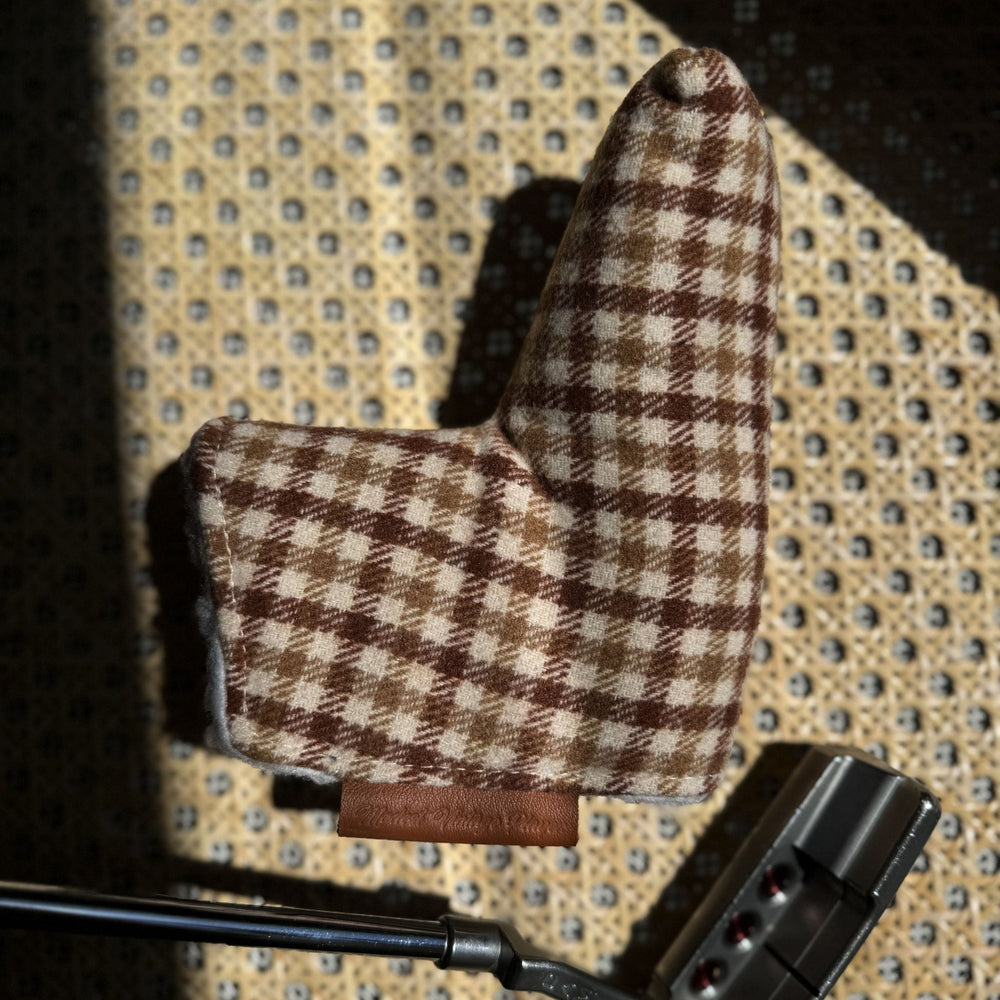 Tartan Golf Putter Cover (Blade) - MODEST VINTAGE PLAYER LTD