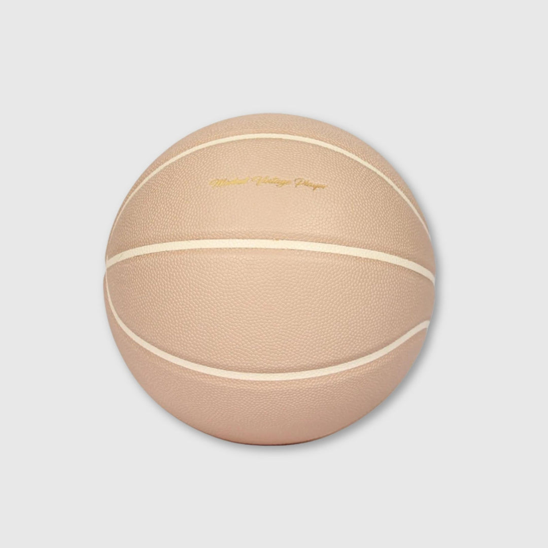 Beige Leather Basketball / White Lining - MODEST VINTAGE PLAYER LTD