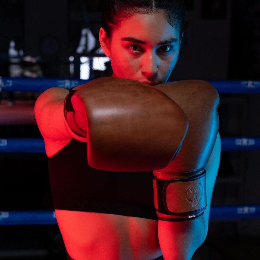 PRO Heritage Brown Leather Boxing Gloves (Strap Up) - MODEST VINTAGE PLAYER LTD