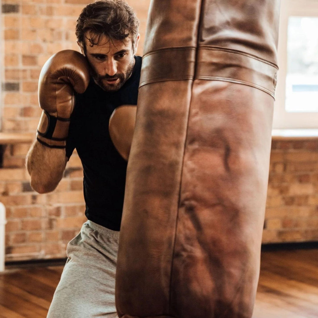 PRO Heritage Brown Leather Boxing Package (Strap Up) - MODEST VINTAGE PLAYER LTD