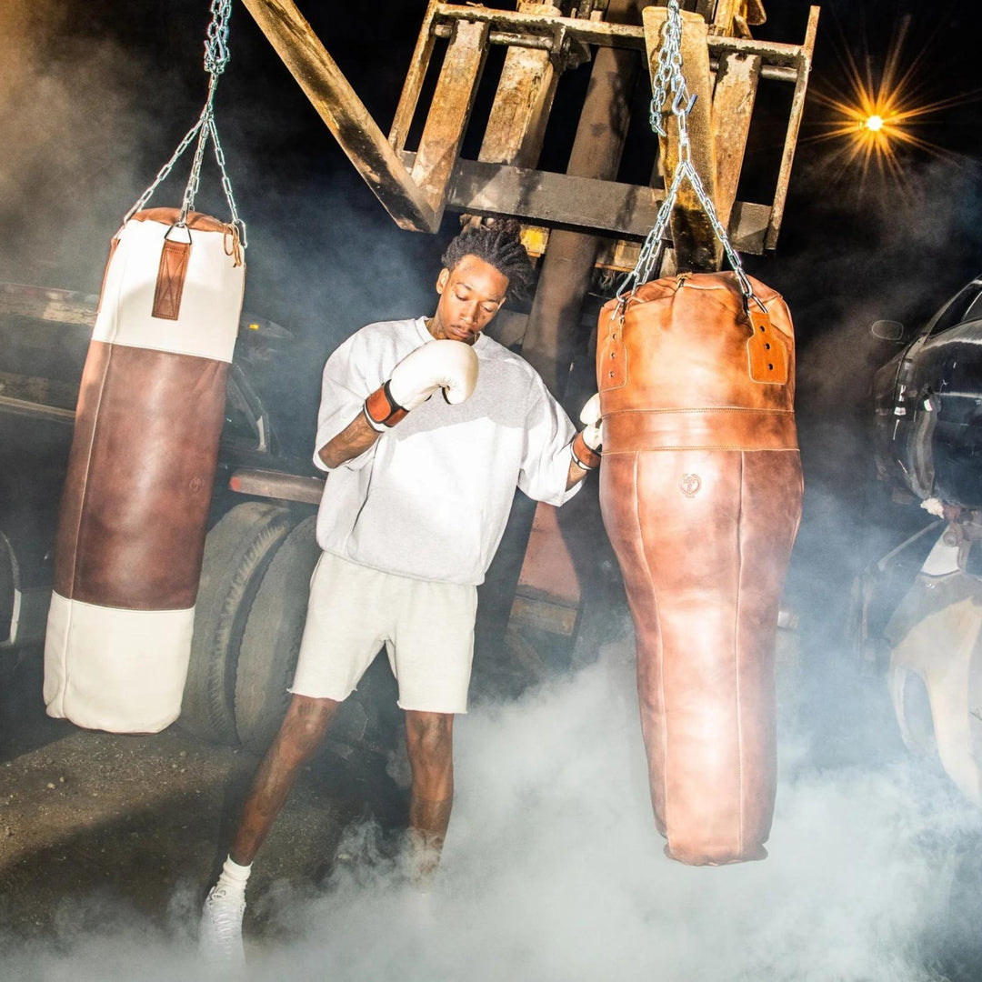 PRO Heritage Brown Uppercut Bag Leather Boxing Package (Strap Up) - MODEST VINTAGE PLAYER LTD